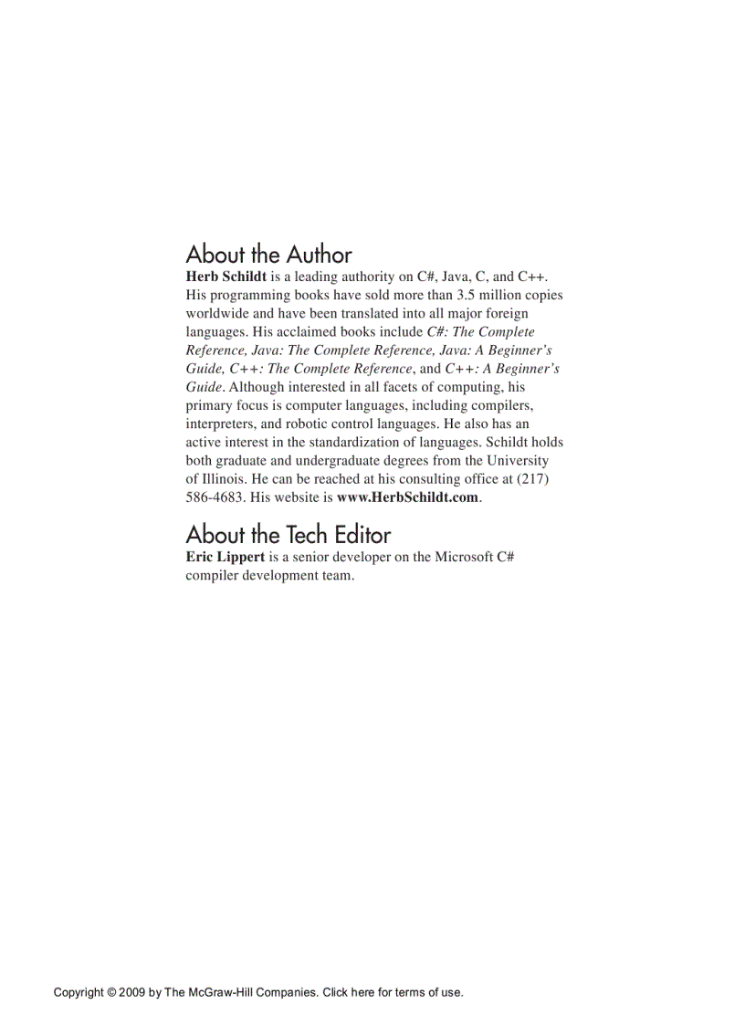 image for page CSharp 3 0 A Beginners Guide Aug 2008