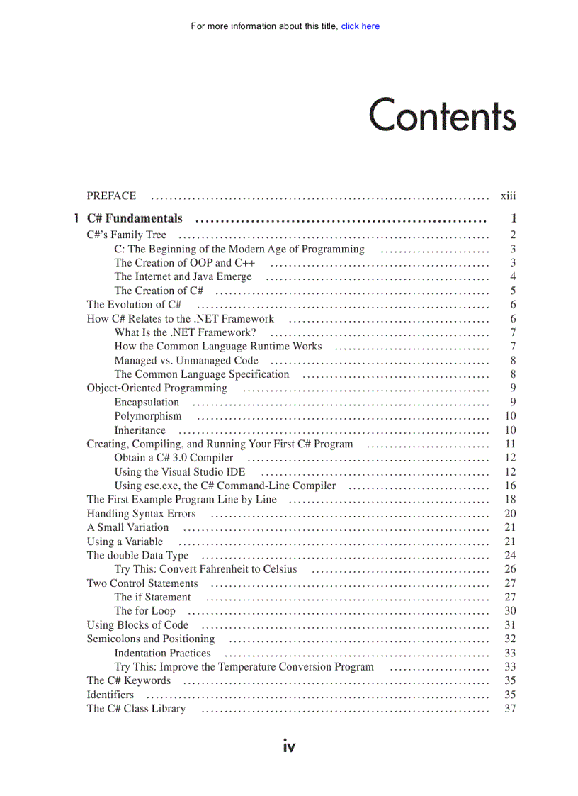 CSharp 3 0 A Beginners Guide Aug 2008