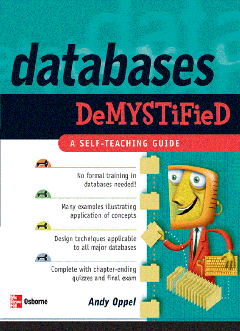 image for page Databases Demystified A Self Teaching Guide