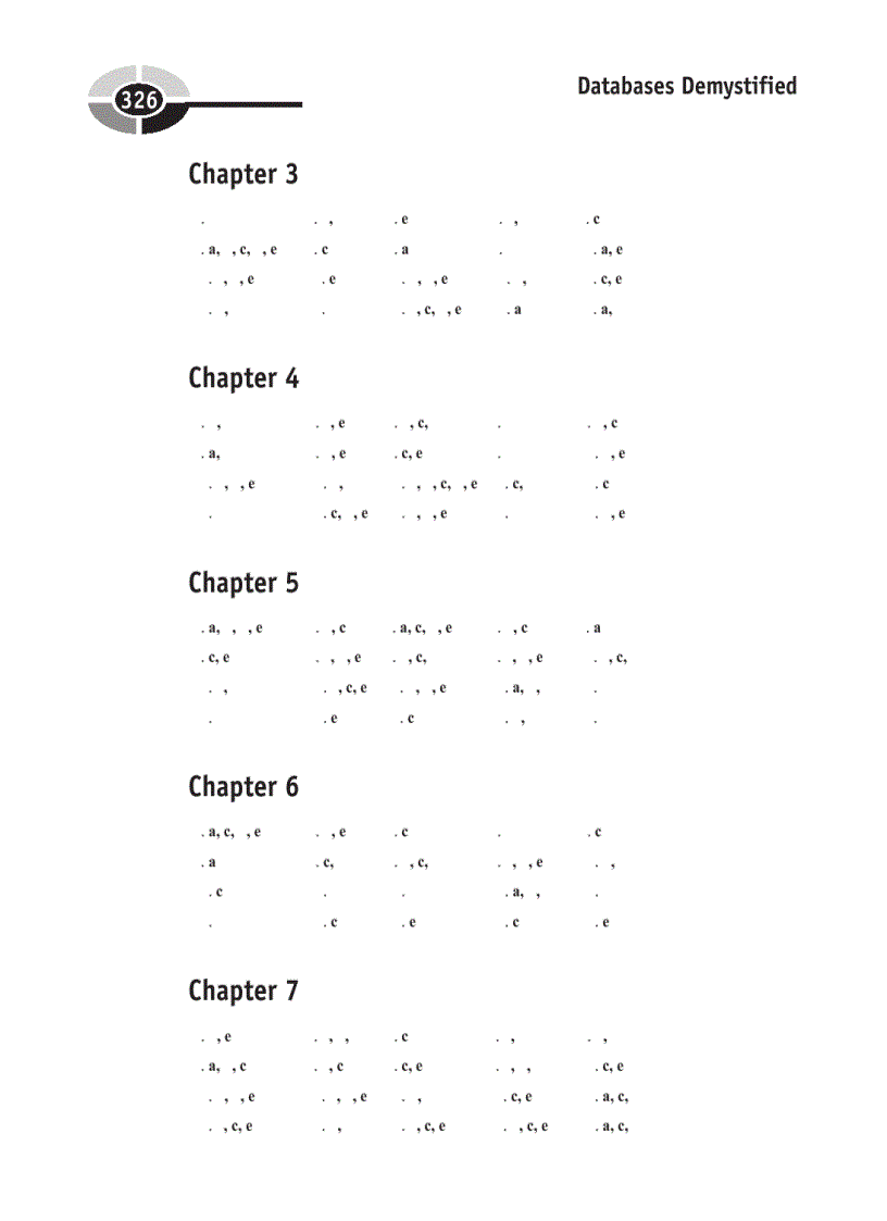 image for page Databases Demystified A Self Teaching Guide