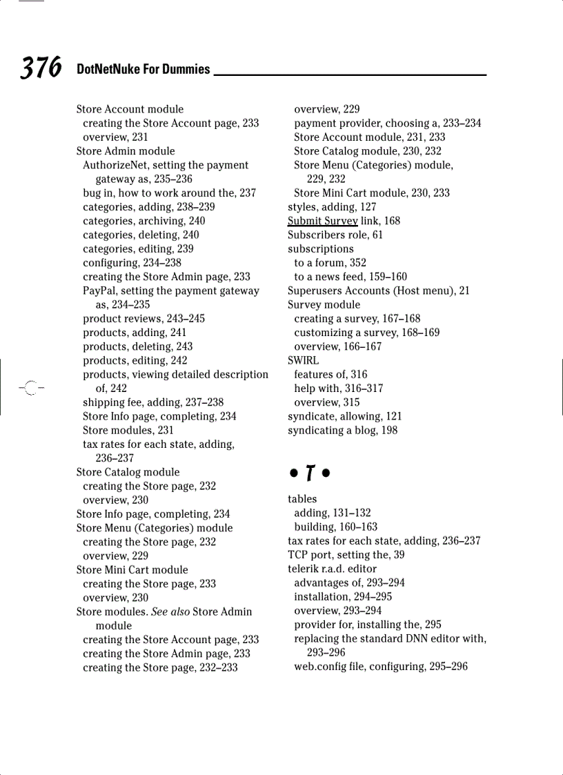 image for page DotNetNuke For Dummies 1st Edition