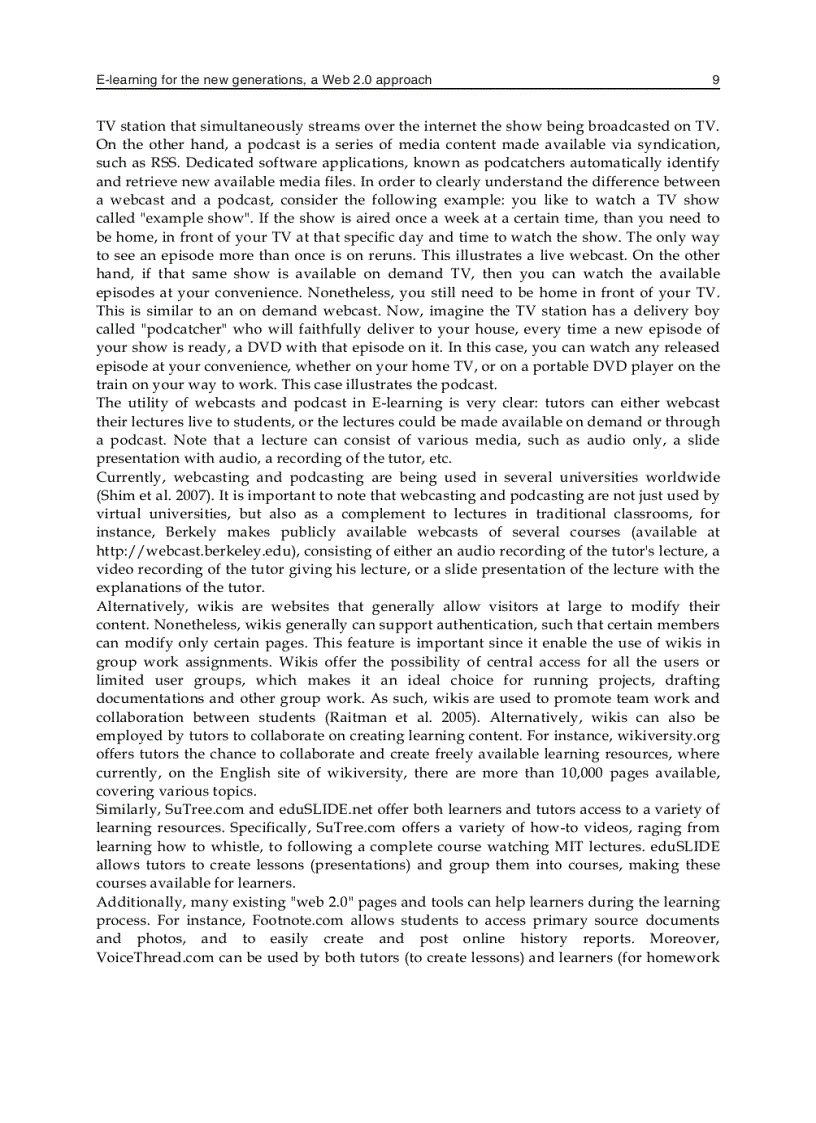 image for page E learning