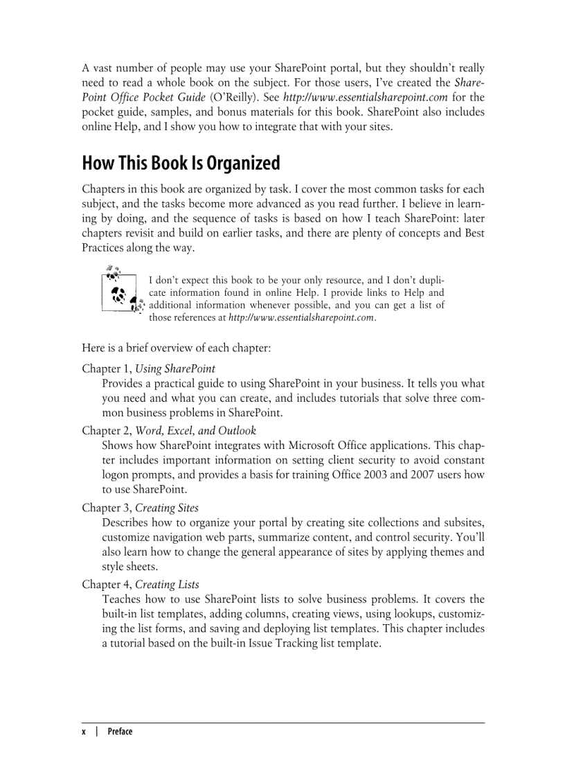 image for page Essential SharePoint 2007 Second Edition