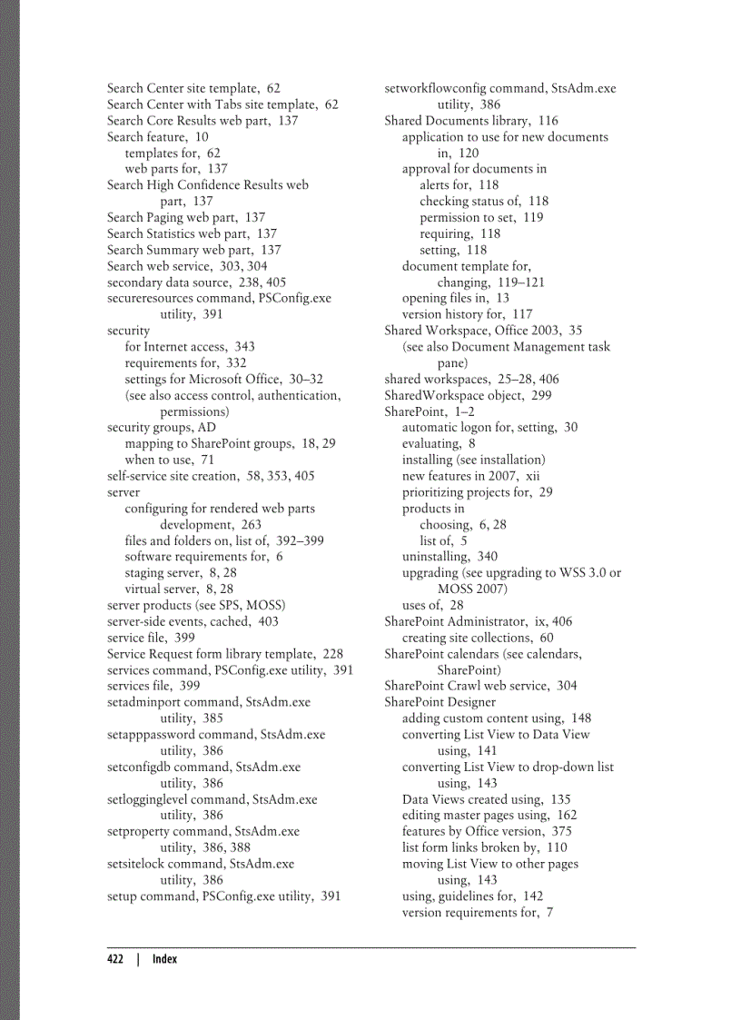 image for page Essential SharePoint 2007 Second Edition