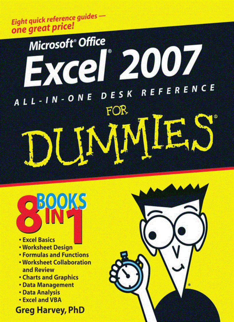 Excel 2007 All In One Desk Reference For Dummies