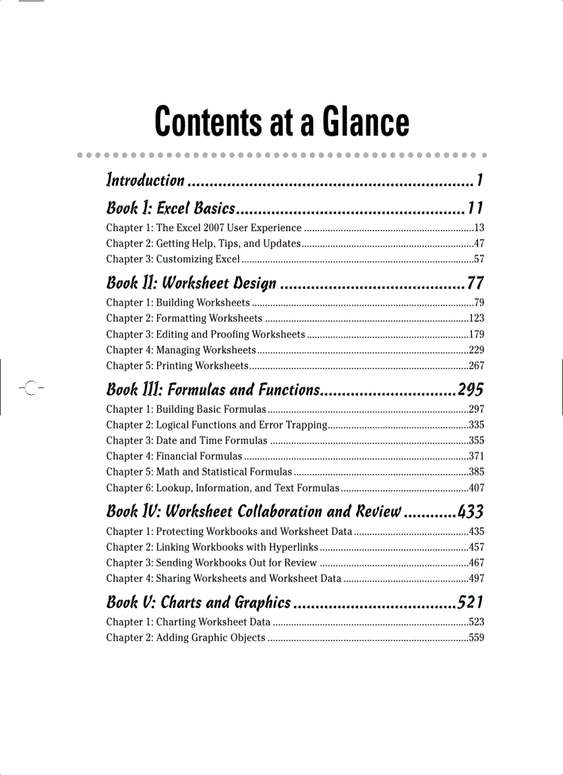 image for page Excel 2007 All In One Desk Reference For Dummies