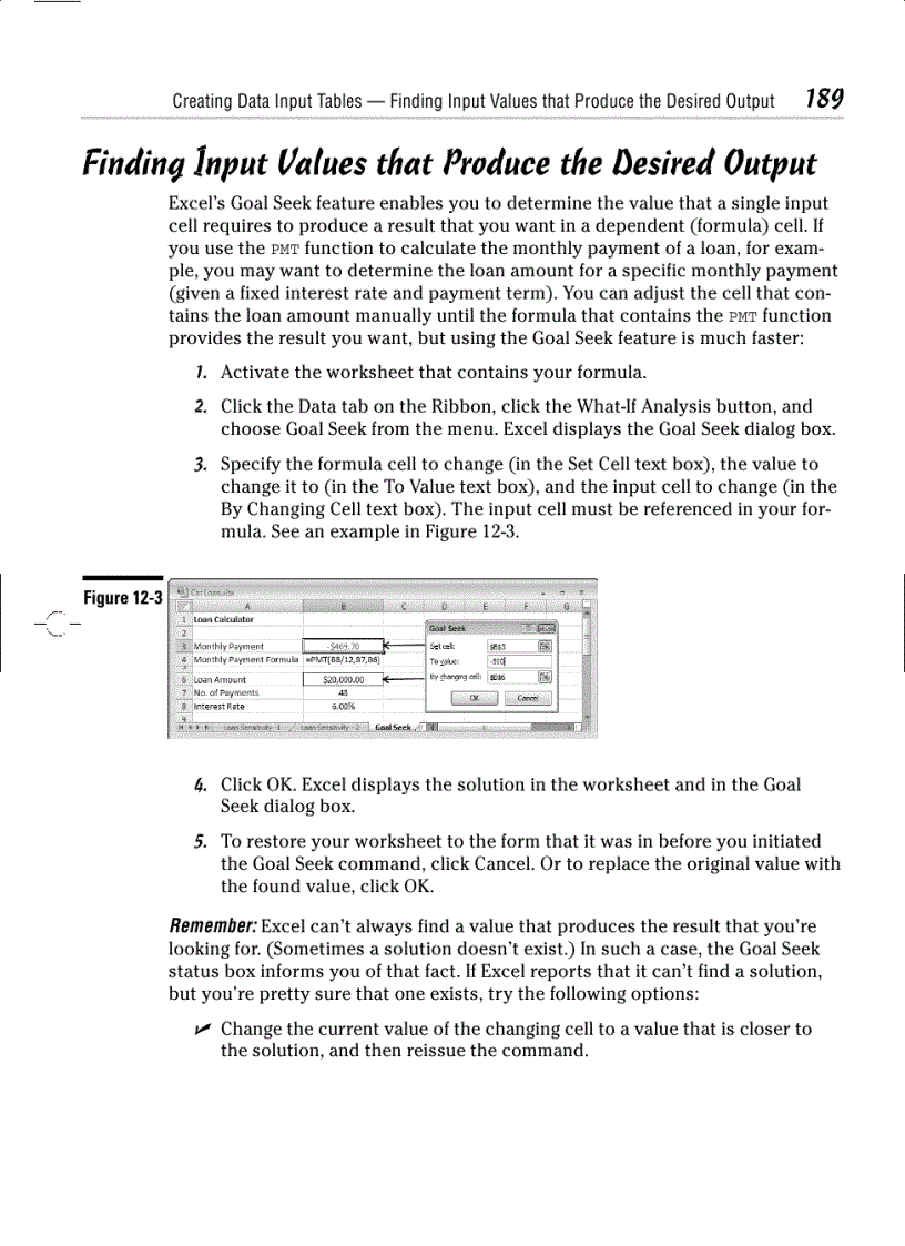 image for page Excel 2007 For Dummies Quick Reference