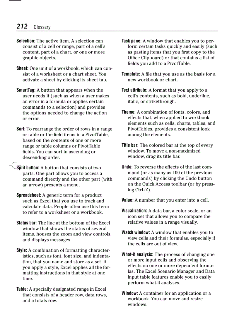 image for page Excel 2007 For Dummies Quick Reference