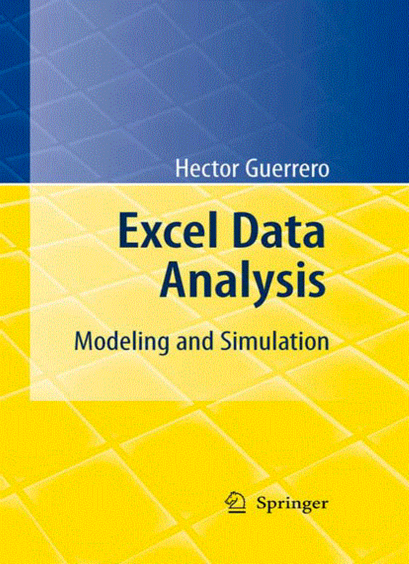 image for page Excel Data Analysis Modeling and Simulation