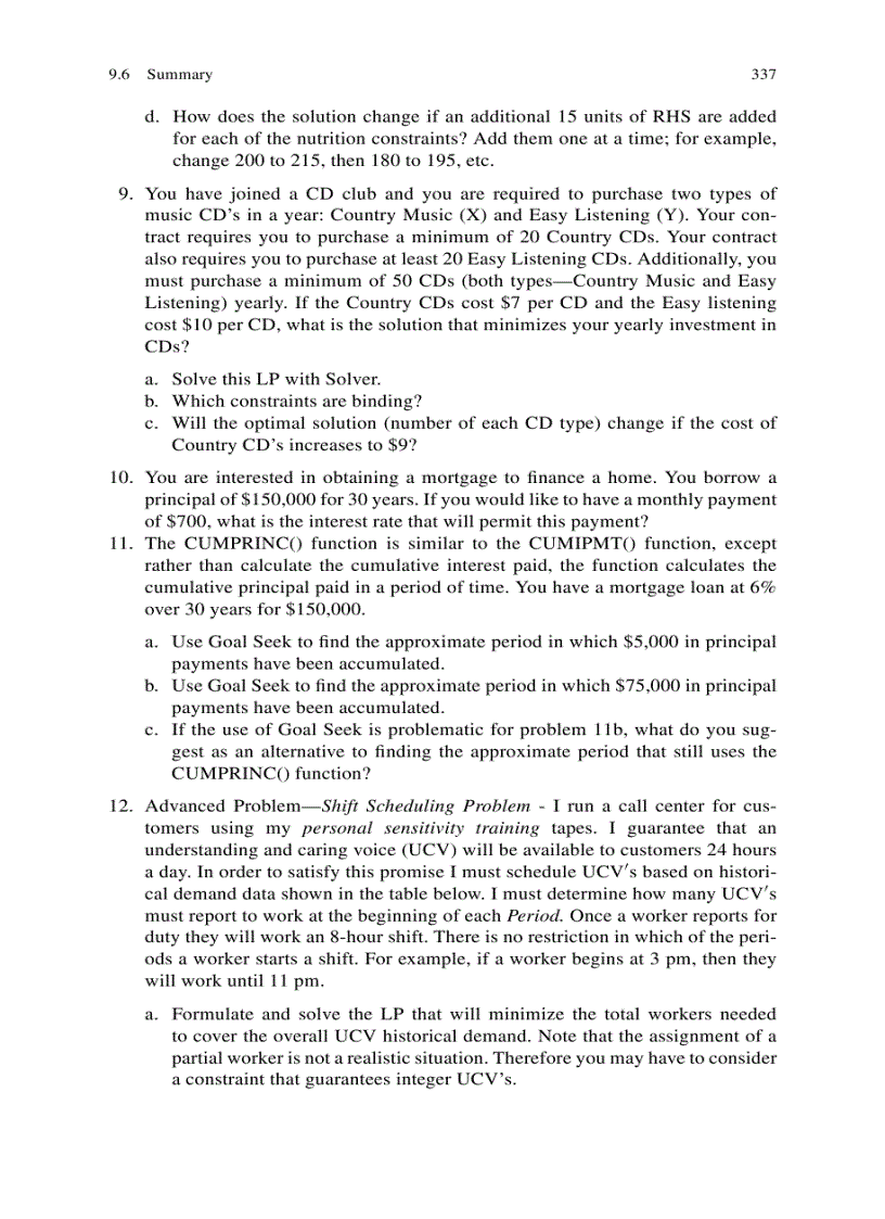 image for page Excel Data Analysis Modeling and Simulation