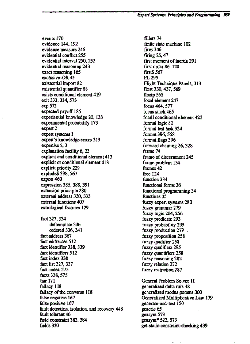 image for page Expert Systems Principles and Programming 3 Edition