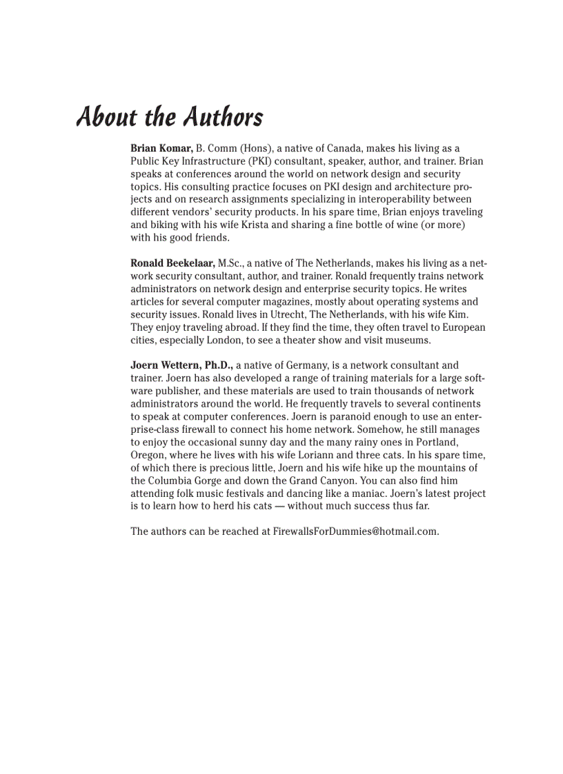 image for page Firewalls for Dummies 2nd Edition