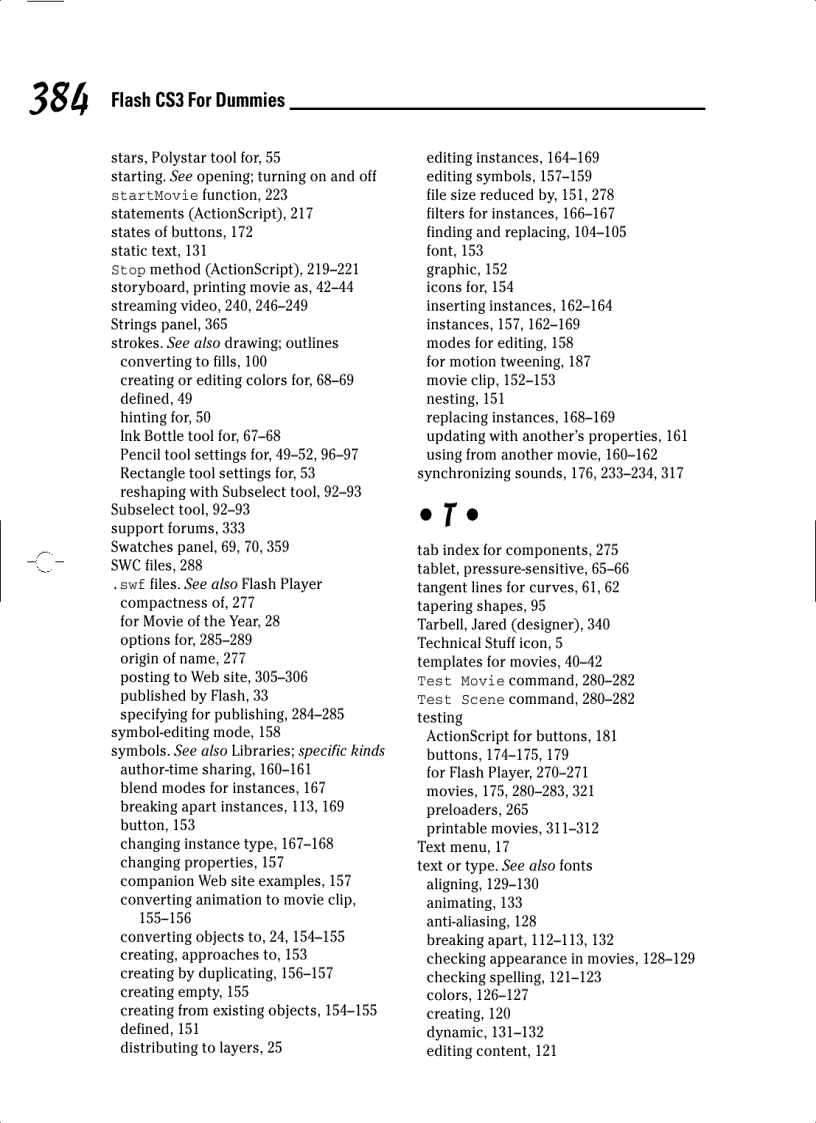 image for page Flash CS3 For Dummies