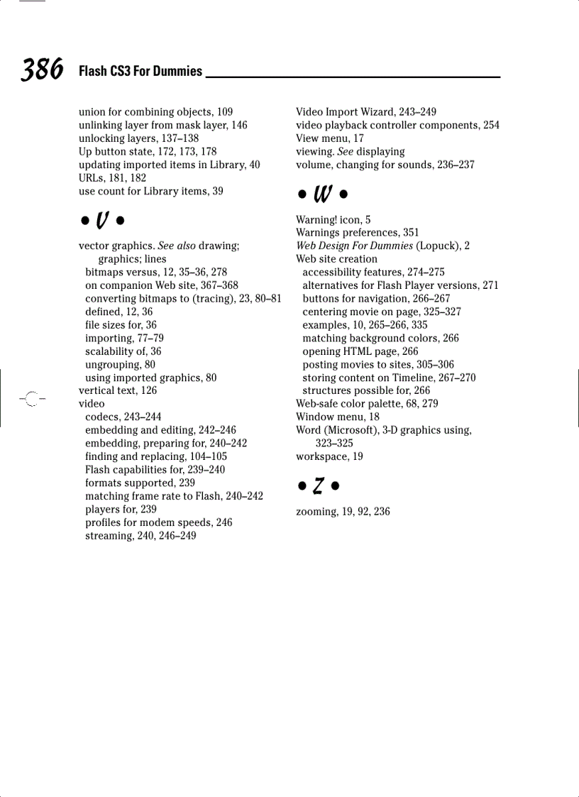 image for page Flash CS3 For Dummies