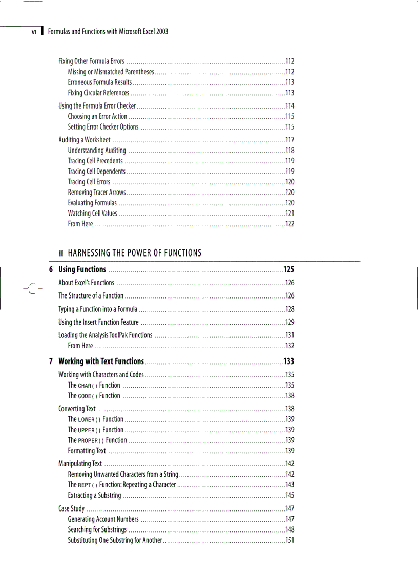 image for page Formulas and Functions with Microsoft Excel 2003