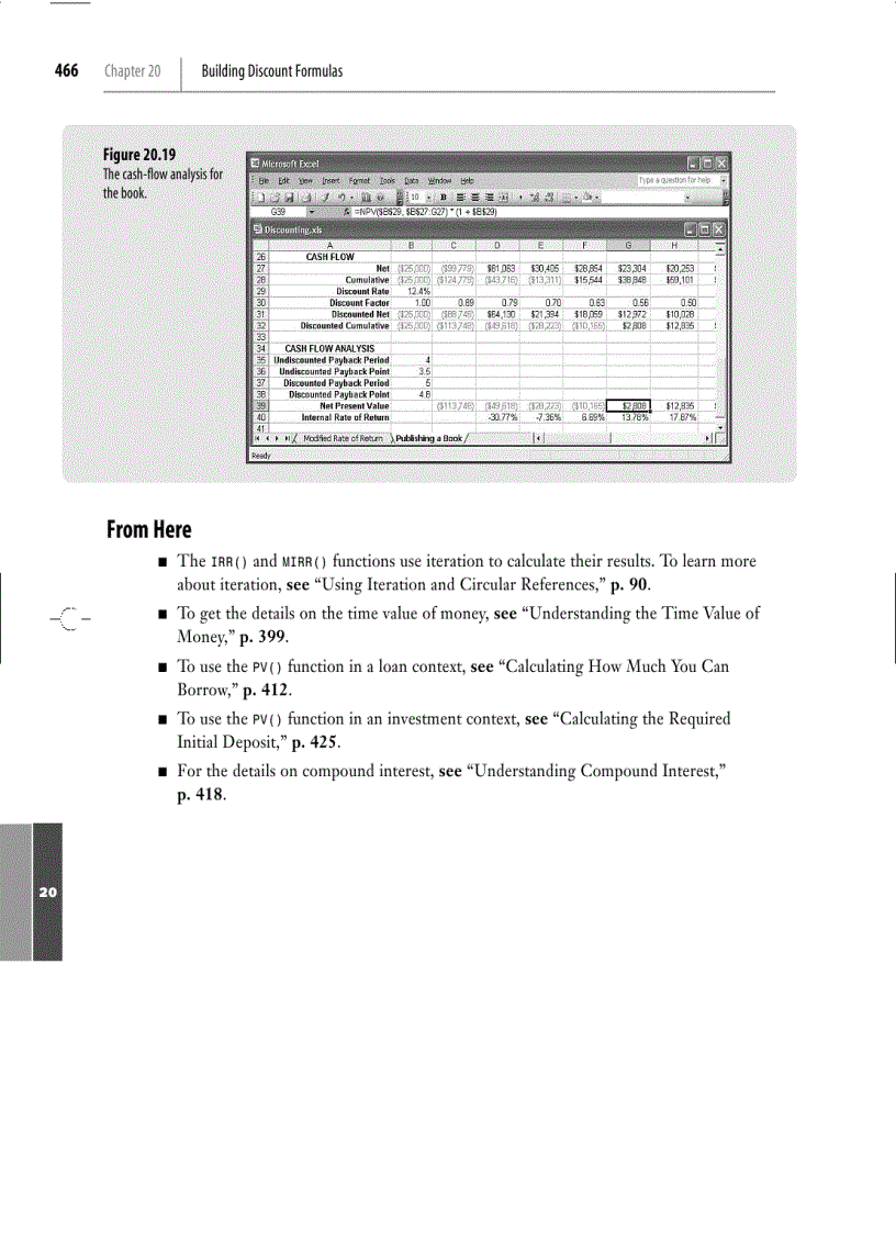 image for page Formulas and Functions with Microsoft Excel 2003