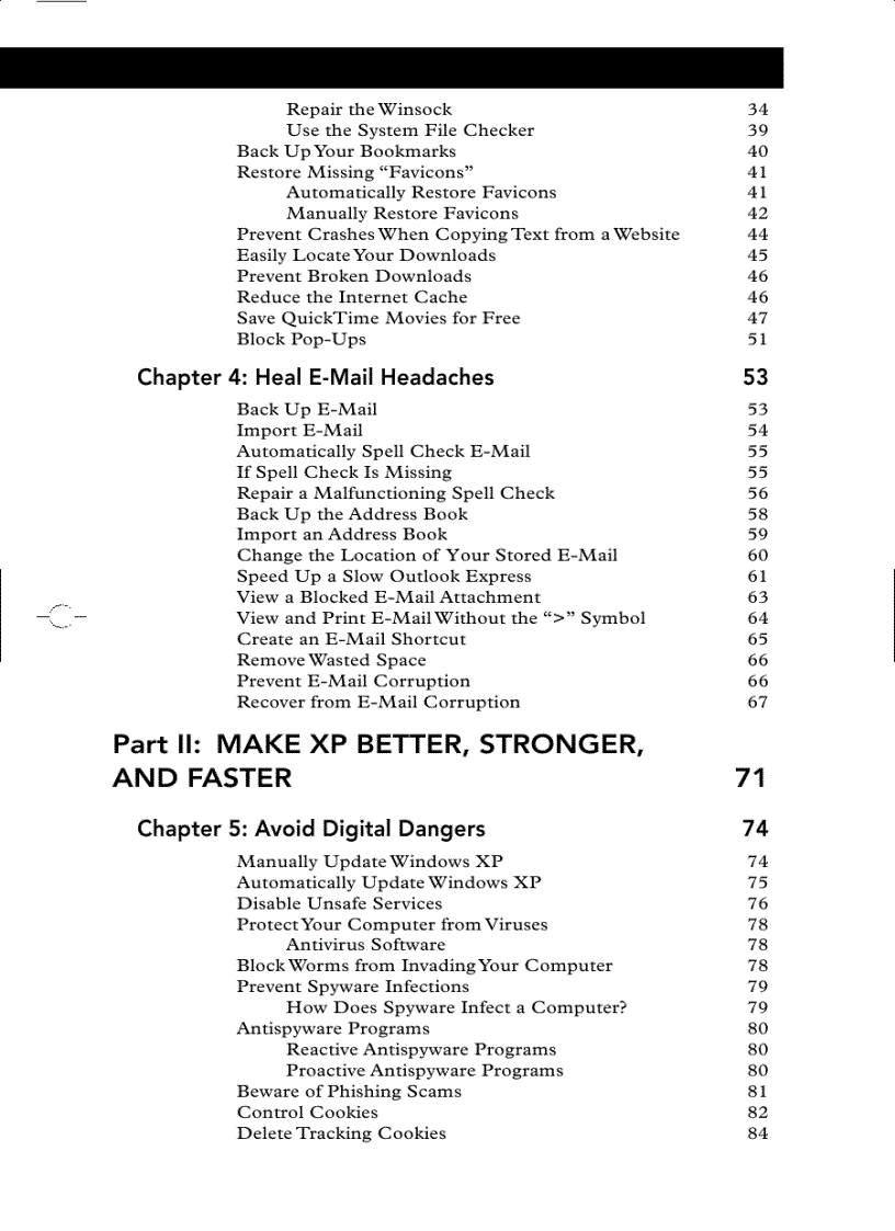 image for page Geeks On Call Windows XP 5 Minute Fixes