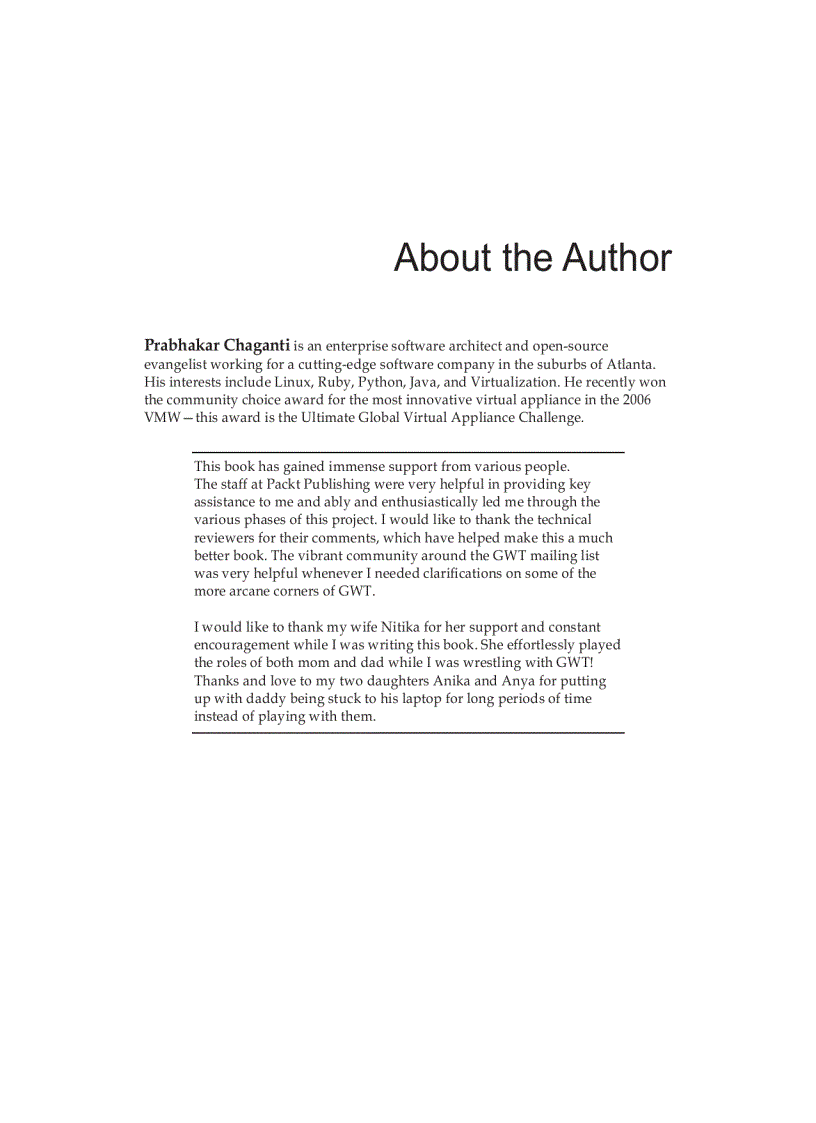 image for page Google Web Toolkit GWT Java AJAX Programming Feb 2007