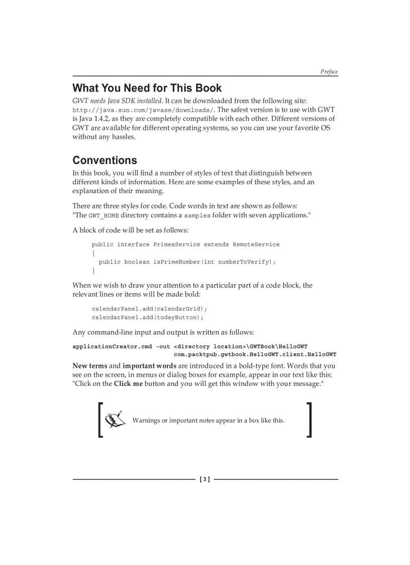 image for page Google Web Toolkit GWT Java AJAX Programming Feb 2007