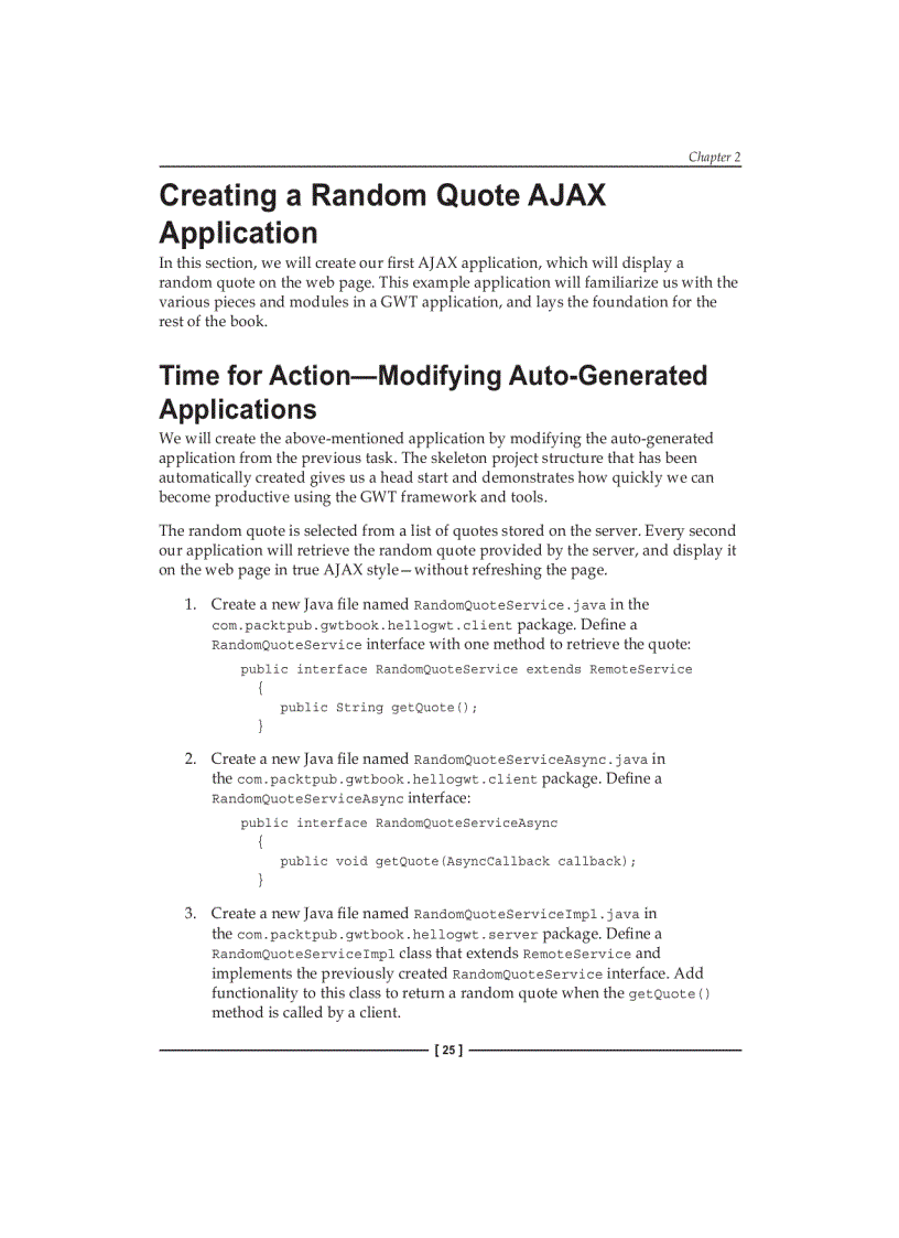 image for page Google Web Toolkit GWT Java AJAX Programming Feb 2007