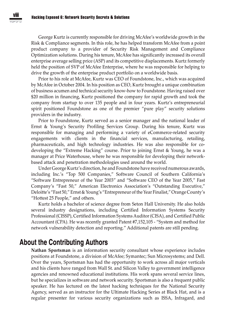 image for page Hacking Exposed 6 Network Security Secrets and Solutions