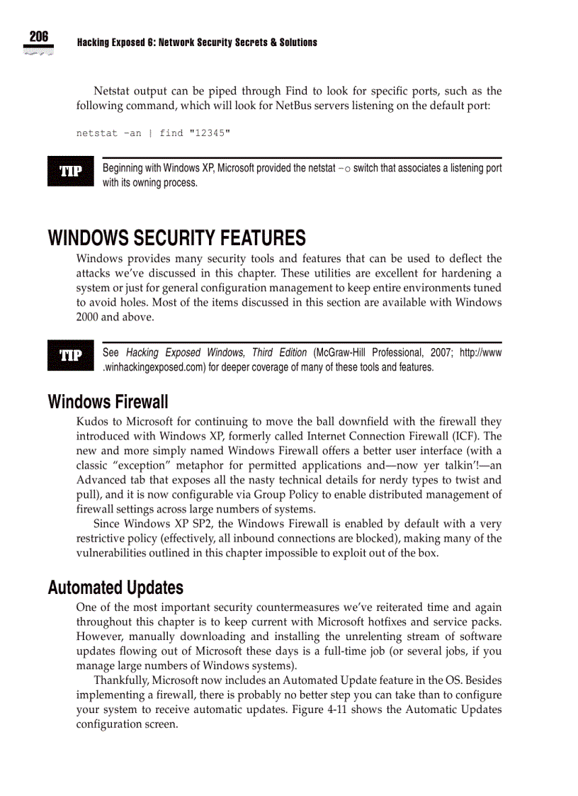 image for page Hacking Exposed 6 Network Security Secrets and Solutions