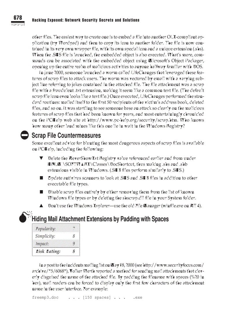 image for page Hacking Exposed Network Security Secrets and Solutions Third Edition