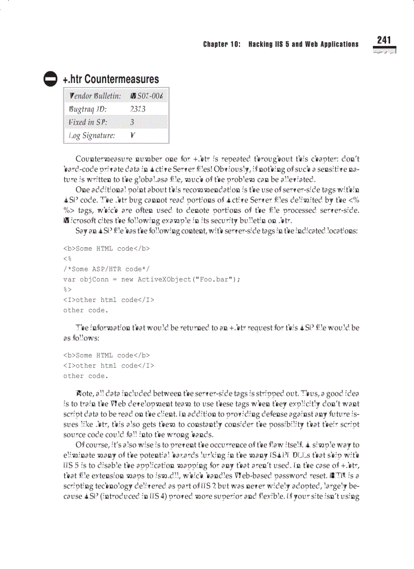 image for page Hacking Exposed Network Security Secrets and Solutions Third Edition
