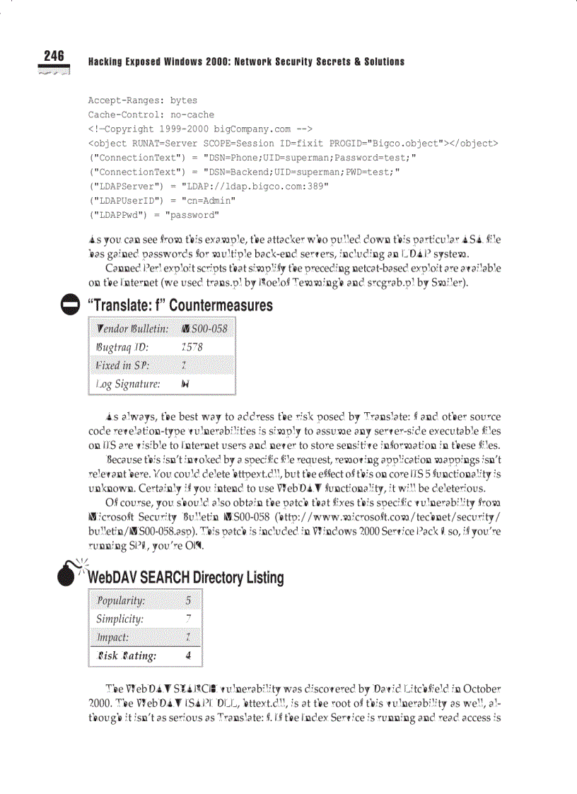 image for page Hacking Exposed Network Security Secrets and Solutions Third Edition