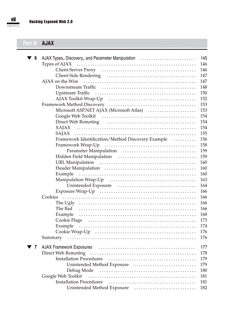 image for page Hacking Exposed Web 2 0 Security Secrets and Solutions Dec 2007