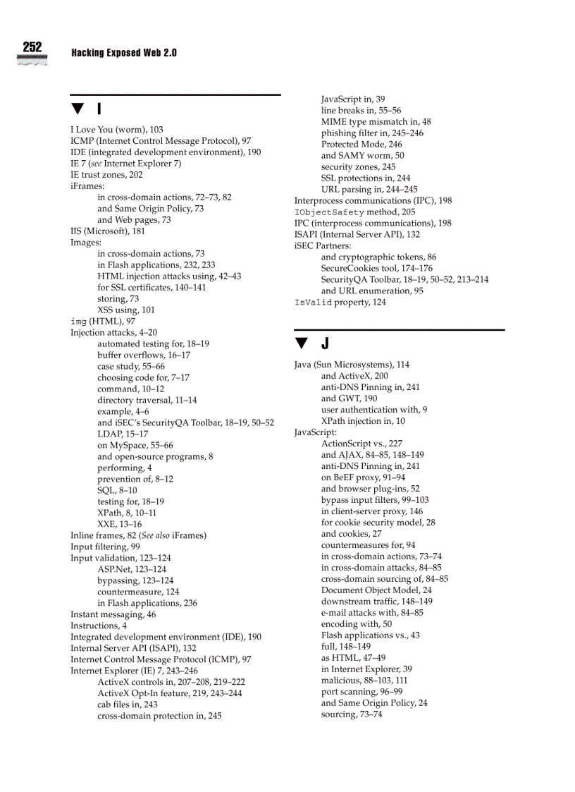 image for page Hacking Exposed Web 2 0 Security Secrets and Solutions Dec 2007