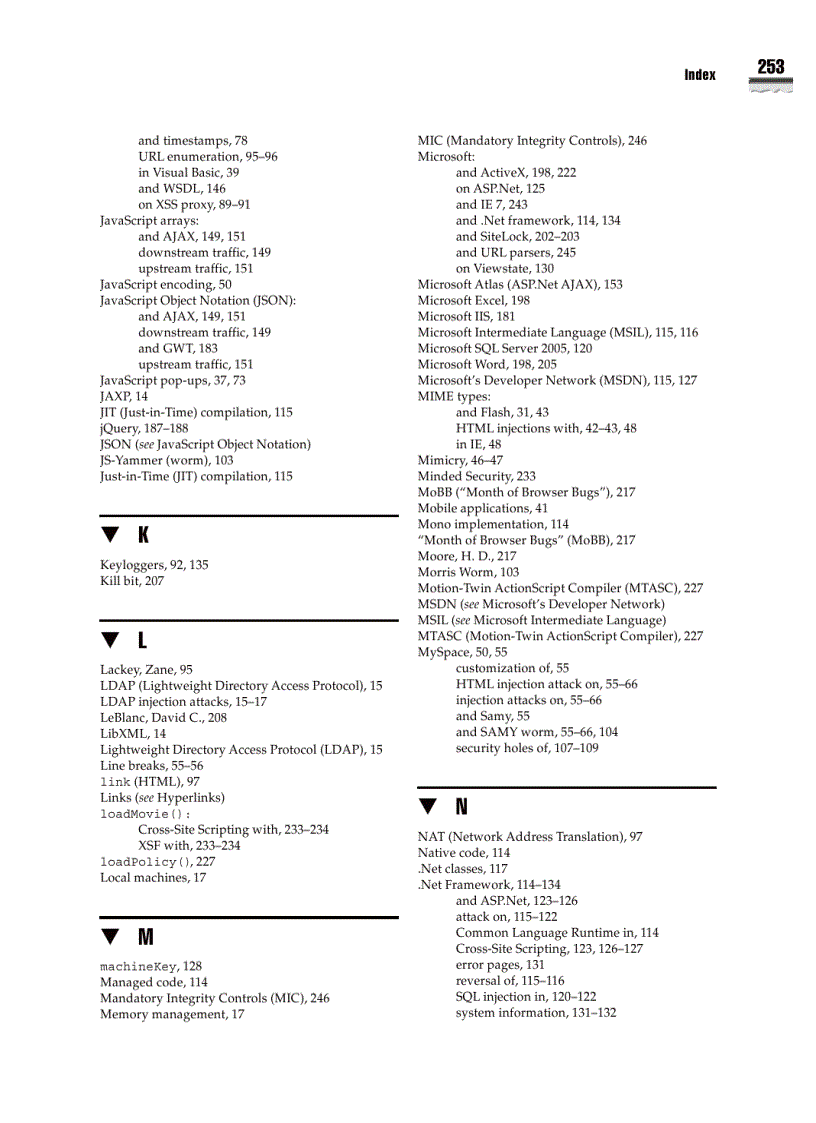 image for page Hacking Exposed Web 2 0 Security Secrets and Solutions Dec 2007