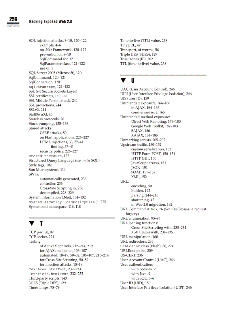 image for page Hacking Exposed Web 2 0 Security Secrets and Solutions Dec 2007