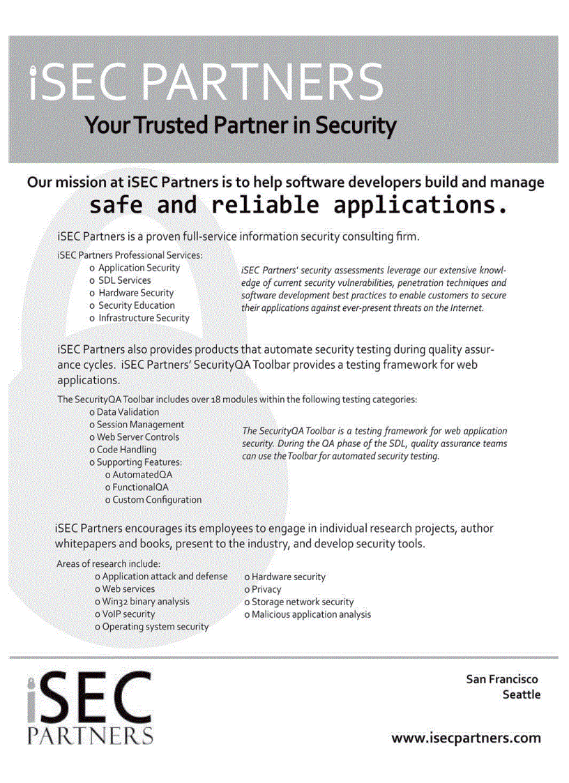 image for page Hacking Exposed Web 2 0 Security Secrets and Solutions Dec 2007