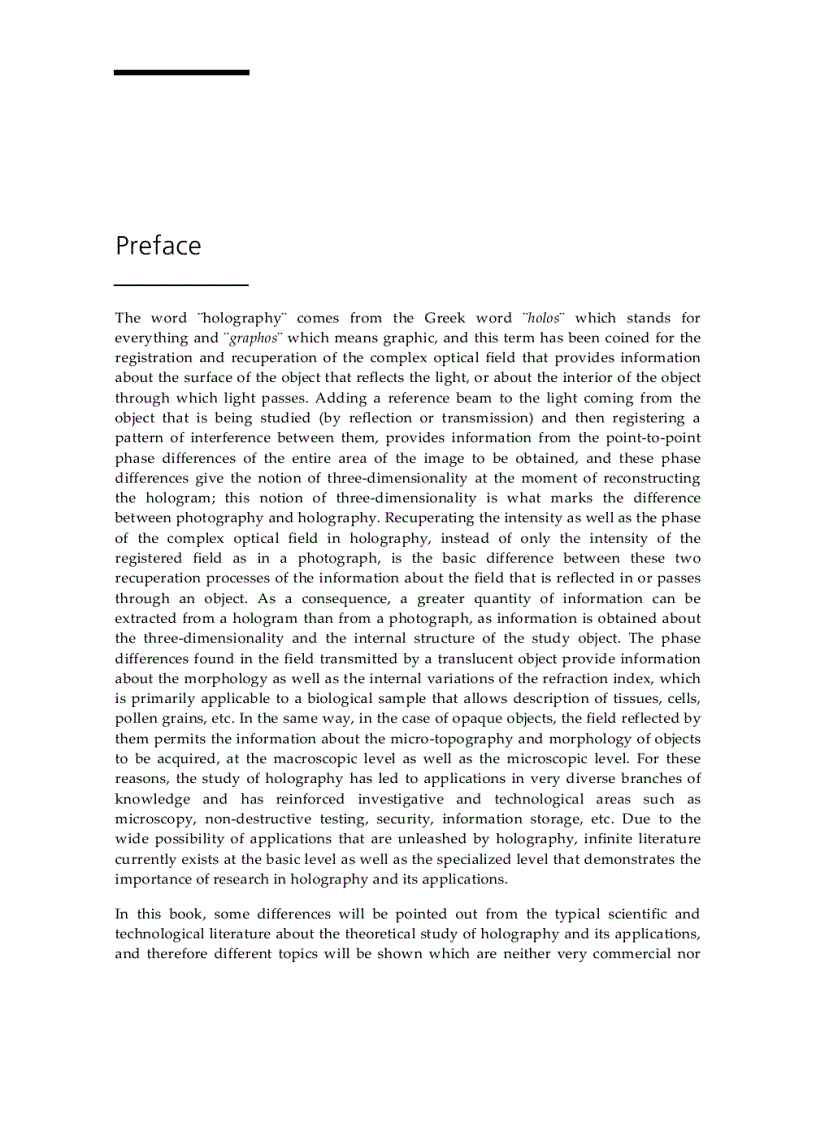 image for page Holography Different Fields of Application