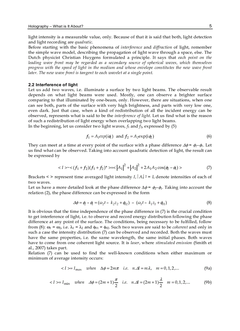 image for page Holography Different Fields of Application