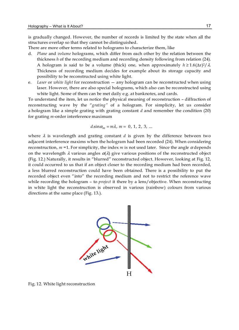 image for page Holography Different Fields of Application