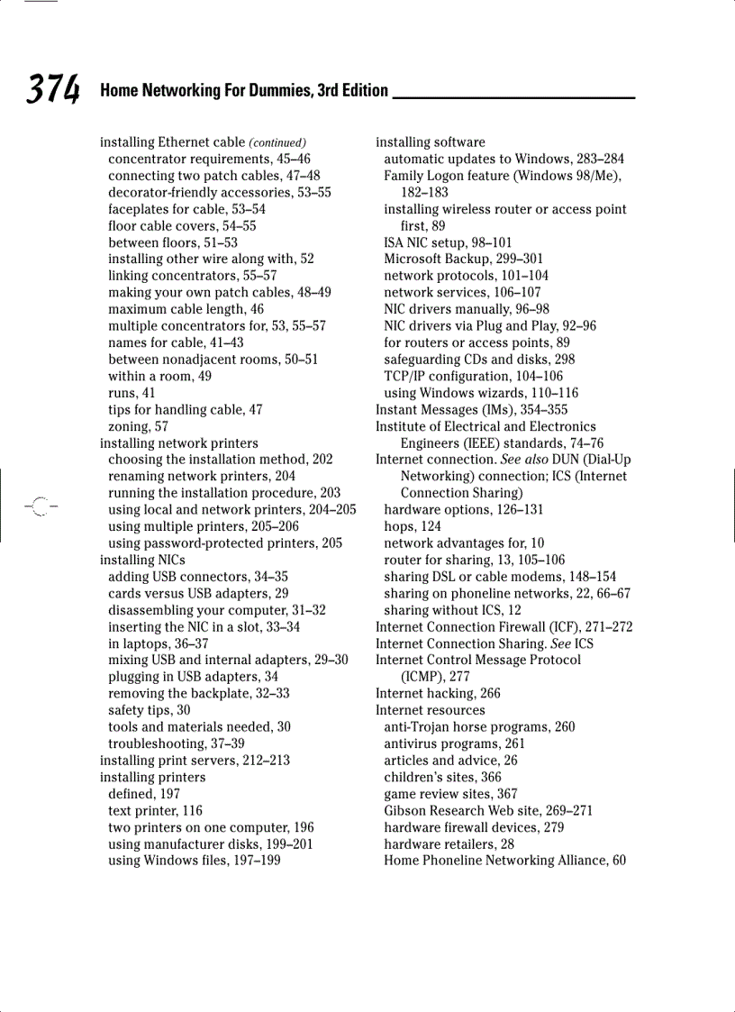 image for page Home Networking For Dummies 3rd Edition
