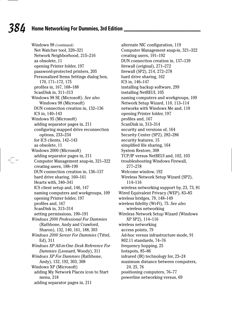 image for page Home Networking For Dummies 3rd Edition