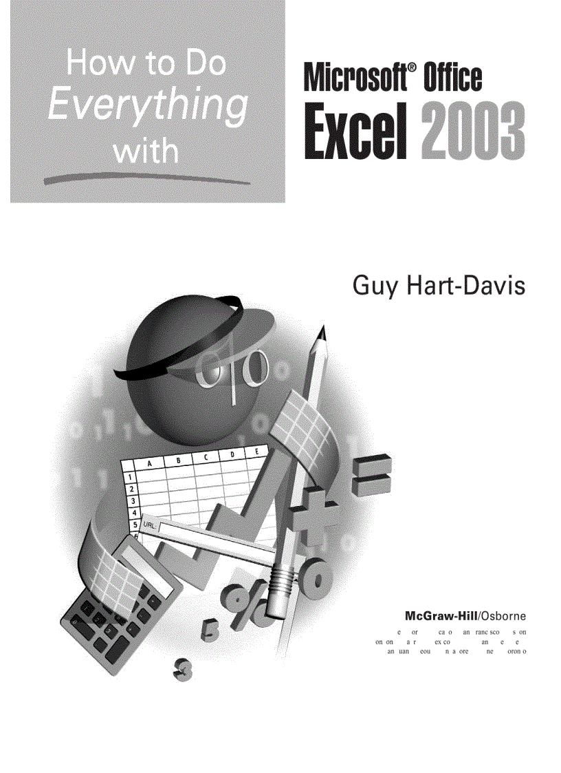 How to Do Everything With Microsoft Office Excel 2003