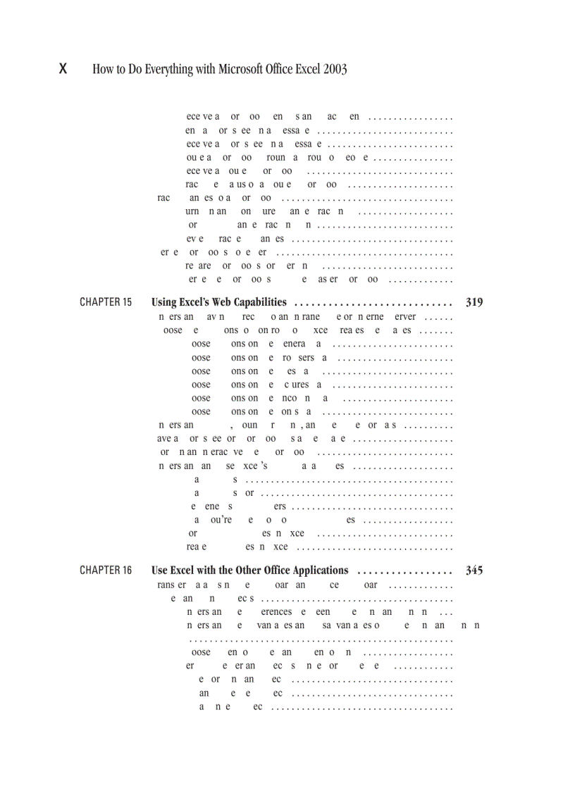 image for page How to Do Everything With Microsoft Office Excel 2003