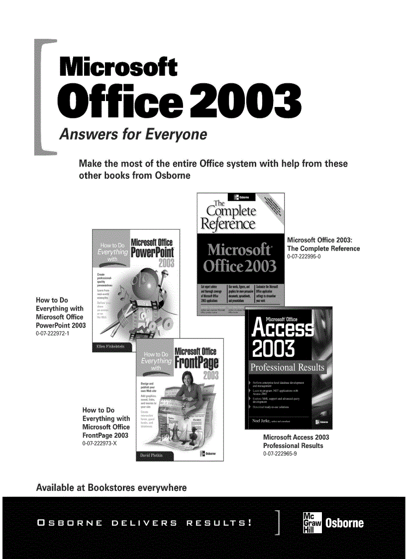 image for page How to Do Everything With Microsoft Office Excel 2003