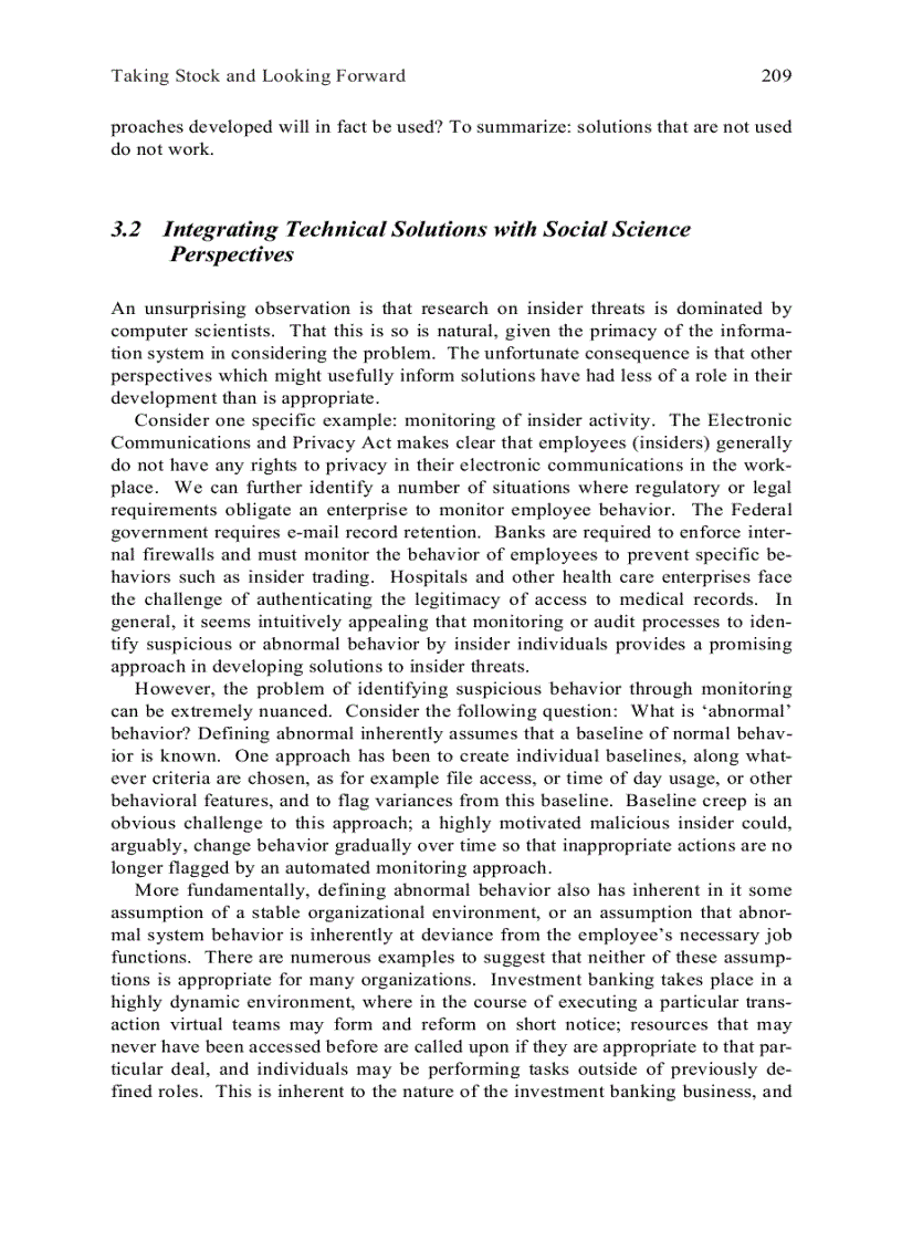 image for page Insider Attack and Cyber Security Beyond the Hacker Apr 2008