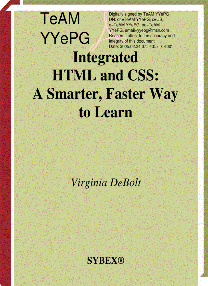 Integrated Html and Css a Smarter Faster Way to Learn