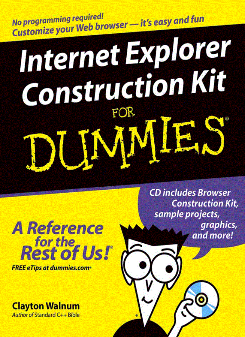 image for page Internet Explorer Construction Kit For Dummies