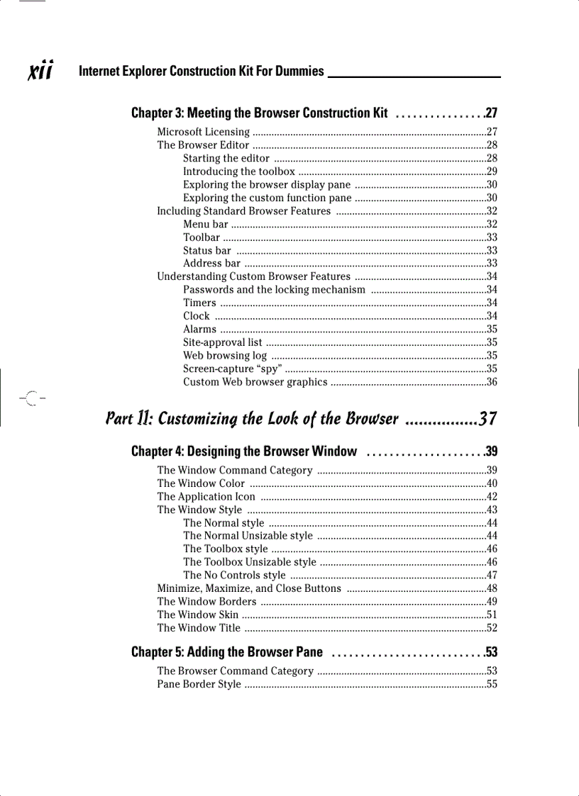 image for page Internet Explorer Construction Kit For Dummies