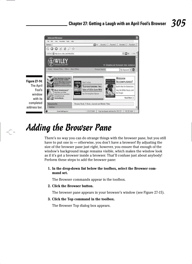 image for page Internet Explorer Construction Kit For Dummies