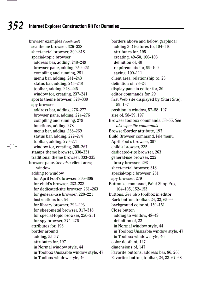 image for page Internet Explorer Construction Kit For Dummies