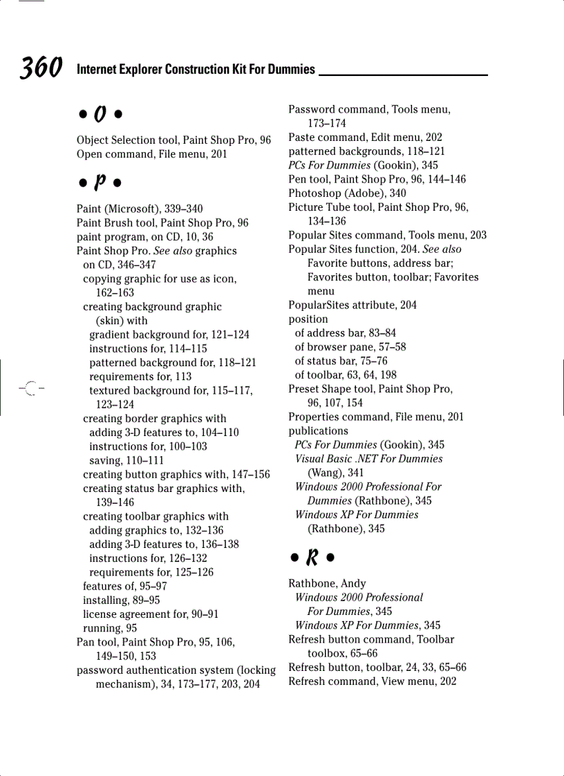 image for page Internet Explorer Construction Kit For Dummies